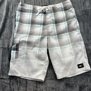O'Neill Board Shorts Mens Size 30 Plaid Surf Skate Swim